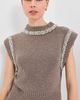 SIMKHAI SIMKHAI Embellished Joana Pulllover Birch Melange - 2