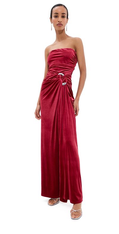 SIMKHAI SIMKHAI Emma Bustier Gown Lipstick