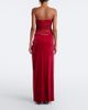 Simkhai Simkhai Emma gathered velvet bustier gown - 5