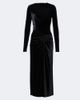 Simkhai Simkhai Ferrera gathered velvet midi dress - 1