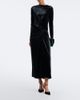 Simkhai Simkhai Ferrera gathered velvet midi dress - 2