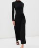SIMKHAI SIMKHAI Ferrera Midi Dress Black - 5