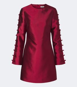 Simkhai Simkhai Fiora bow-detail satin minidress