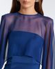 Simkhai Simkhai Fiora caped organza-trimmed gown - 3
