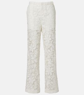 Simkhai Simkhai Floral lace straight pants