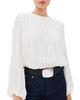 SIMKHAI SIMKHAI Frida Silk Blouse Oyster - 1