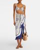 Simkhai Simkhai Fringed printed linen-blend beach cover-up - 2