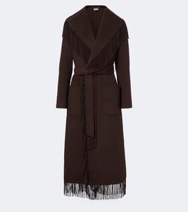 Simkhai Simkhai Fringed wool-blend coat
