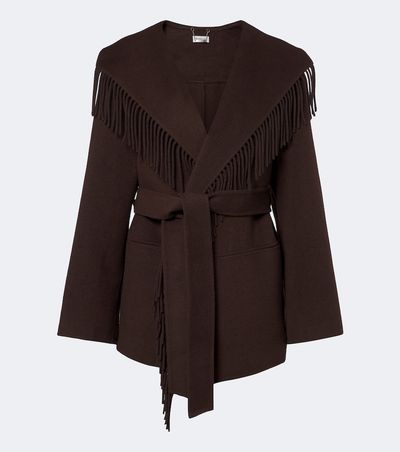 Simkhai Simkhai Fringed wool-blend jacket