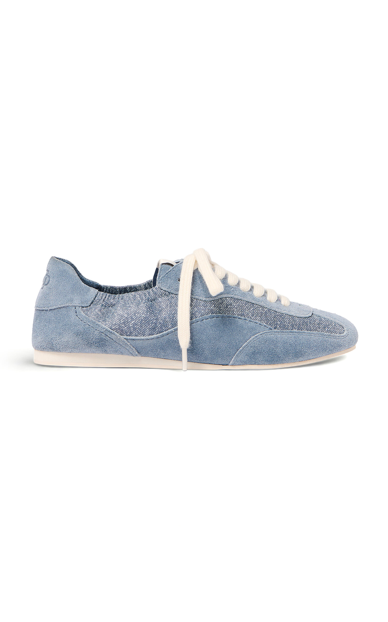 SIMKHAI SIMKHAI Georgie Denim Leather Combo Sneaker