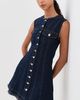 SIMKHAI SIMKHAI Hanley Denim Mini Dress Indigo Rinse - 2