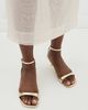 SIMKHAI SIMKHAI Hannah Leather Sandals Golden Haze - 4