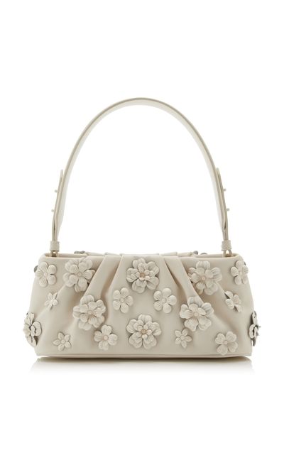 SIMKHAI SIMKHAI Harlow Leather Flower Shoulder Bag