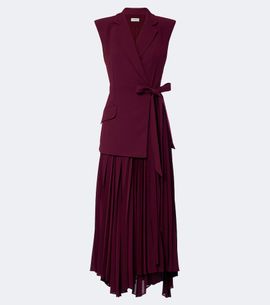 Simkhai Simkhai Helena crÃªpe midi dress