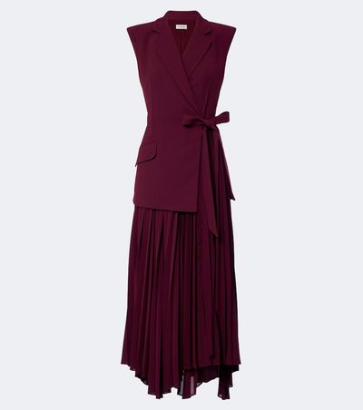 Simkhai Simkhai Helena crÃªpe midi dress