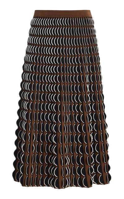 SIMKHAI SIMKHAI Ike Textured Midi Skirt