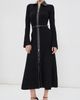 SIMKHAI SIMKHAI Ismelle Collared Midi Dress Black - 2