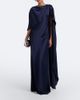 Simkhai Simkhai Izel asymmetric caped satin gown - 2