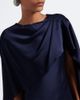 Simkhai Simkhai Izel asymmetric caped satin gown - 3