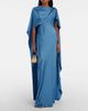 Simkhai Simkhai Izel caped satin gown - 2