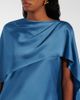 Simkhai Simkhai Izel caped satin gown - 4
