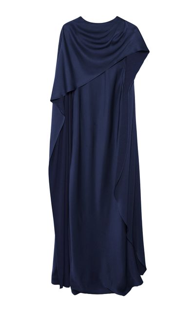 SIMKHAI SIMKHAI Izel Satin Cape Gown