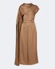 Simkhai Simkhai Jacka caped satin midi dress - 1