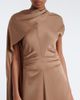 Simkhai Simkhai Jacka caped satin midi dress - 3