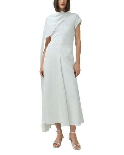 Simkhai Simkhai Jacka Draped Satin Midi Dress