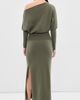 SIMKHAI SIMKHAI Janese Off Shoulder Knit Dress Sea Turtle - 3