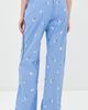 SIMKHAI SIMKHAI Jemma Wide Leg Pants French Blue Stripe - 3