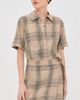 SIMKHAI SIMKHAI Jensen Wrap Dress Rattan Plaid - 2