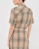SIMKHAI SIMKHAI Jensen Wrap Dress Rattan Plaid - 3
