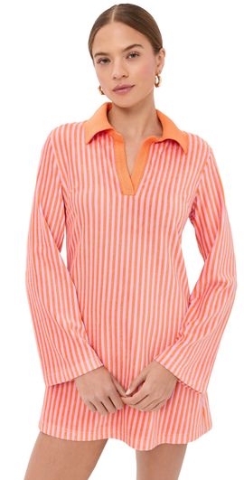 SIMKHAI SIMKHAI Jessy Tunic Dress Papaya Multi