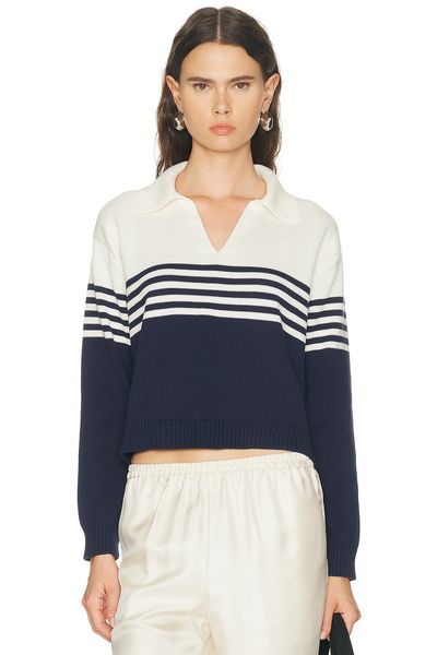 SIMKHAI SIMKHAI Jules Knit Polo Sweater