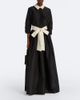 Simkhai Simkhai Julisse bow-detail pleated taffeta gown - 2