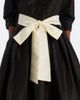 Simkhai Simkhai Julisse bow-detail pleated taffeta gown - 4