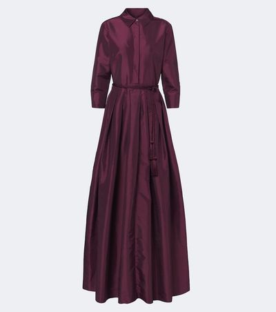 Simkhai Simkhai Julisse pleated taffeta gown