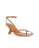 SIMKHAI SIMKHAI Kelsey Embossed Leather Strappy Wedge - 2