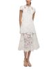 Simkhai Simkhai Laura Guipure Lace Cap Sleeve Midi Dress - 1