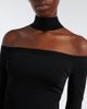 Simkhai Simkhai Lila off-shoulder ribbed-knit top - 3