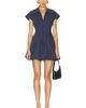 SIMKHAI SIMKHAI Lirinne Short Sleeve Mini Bubble Dress - 1