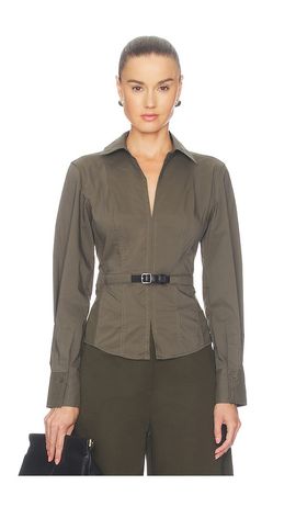 SIMKHAI SIMKHAI Loriel Belted Shirt