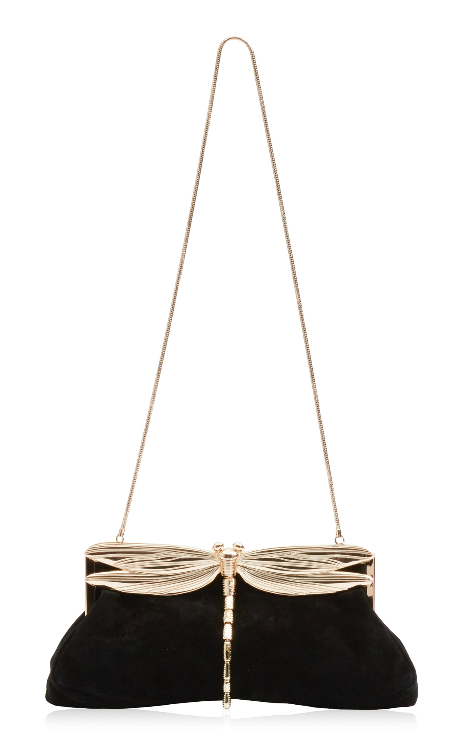 SIMKHAI SIMKHAI Lula Dragonfly Suede Clutch
