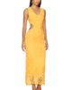 SIMKHAI SIMKHAI Lyla Crochet Midi Dress - 2