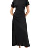 SIMKHAI SIMKHAI Marabella Draped Midi Dress Black - 1