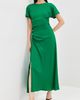 SIMKHAI SIMKHAI Marabella Draped Midi Dress Kelly Green - 2