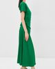 SIMKHAI SIMKHAI Marabella Draped Midi Dress Kelly Green - 4