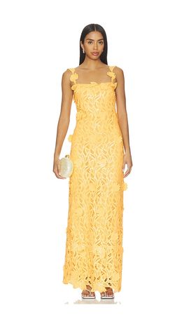 slim fit dress slacks Jonathan Simkhai Roberta Fossil Crochet Dress - Popcorn