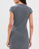 SIMKHAI SIMKHAI Margot Mini Dress Dark Charcoal Melange - 3